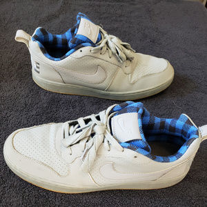 Air Force 1 low top Grey with Blue Plaid